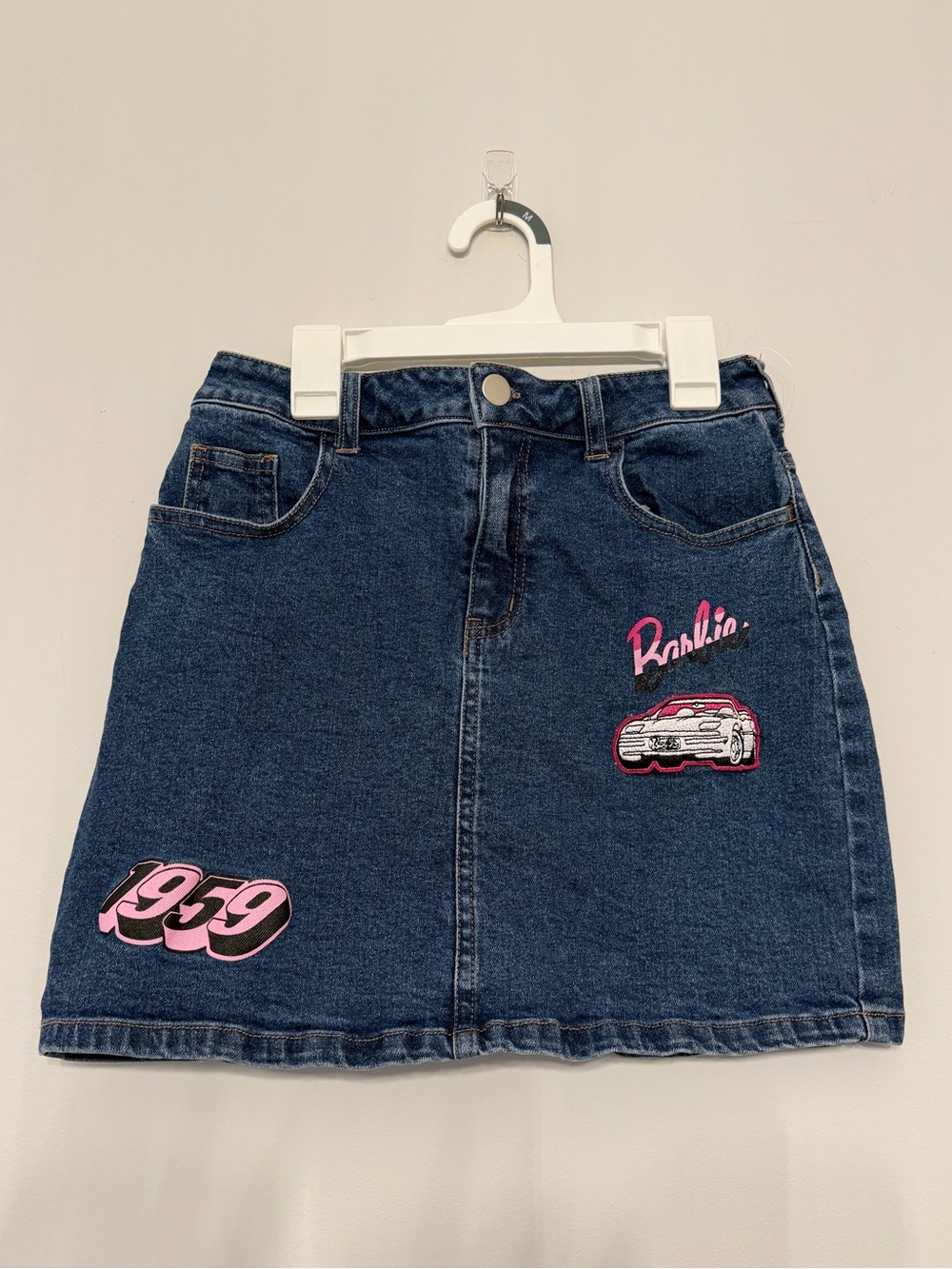 Mattel Barbie Denim Mini Skirt Sz 12